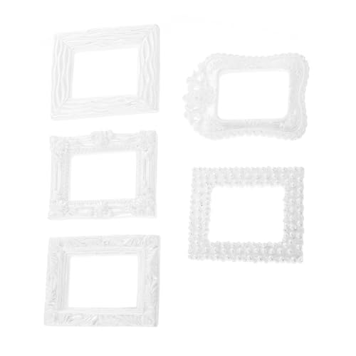 Holibanna 5 Stück Teiliges Vintage Resin Mini Bilderrahmen Weiß Retro Fotohalter Dekorative Bilderhalter für Desktop Landschaftsdekor Kleine Fotorahmen für Fotos und Gemälde Holibanna 5 Stück Teiliges Vintage Resin Mini Bilderrahmen Weiß Retro Fotohalter Dekorative Bilderhalter für Desktop Landschaftsdekor Kleine Fotorahmen für Fotos und Gemälde von Holibanna