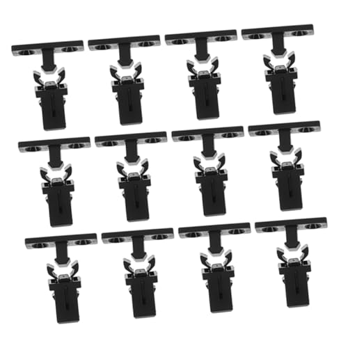 Holibanna 50 Satz Druckverschluss für Boxen und Behälter Robuster Metallclip mit Federmechanismus Einsetzbar für Auto Haushalt und Büro Platzsparendes Design von Holibanna