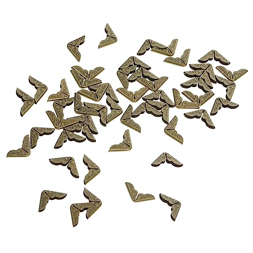 Holibanna 50 Stück Eckenschutz Vintage Metall Buchecken Schutz für Notizbücher Alben Scrapbooking Dekoration Langlebig und Perfektes Zubehör für Fotoalben Holibanna 50 Stück Eckenschutz Vintage Metall Buchecken Schutz für Notizbücher Alben Scrapbooking Dekoration Langlebig und Perfektes Zubehör für Fotoalben von Holibanna
