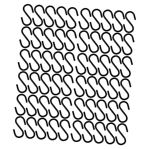 Holibanna 50 Stück S Haken aus Vielseitige Aufhänger für Küche Bad Kleiderschrank Kleine Metallhaken zum Einhängen von Schmuck Schlüsseln Taschen und Kleidung Holibanna 50 Stück S Haken aus Vielseitige Aufhänger für Küche Bad Kleiderschrank Kleine Metallhaken zum Einhängen von Schmuck Schlüsseln Taschen und Kleidung von Holibanna
