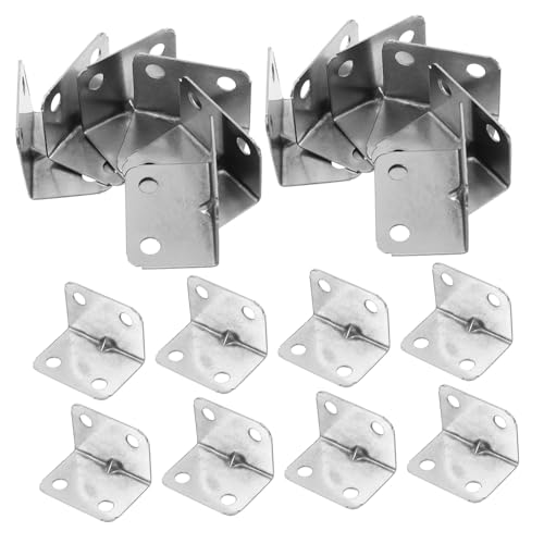 Holibanna 50 Stück Teiliges Metall Schwerlast Möbel Eckverbinder Regalträger für Tische Stühle Schränke Stabile Winkelhalterung zur Möbelbefestigung und Regalstütze von Holibanna