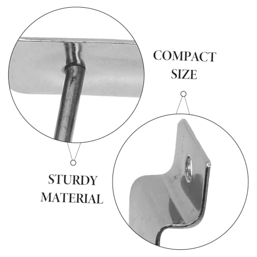 Holibanna 50 Stück Teiliges Slatwall Haken aus Langlebigem Eisen Große Kapazität Einfache Montage Platzsparend Vielseitig für Garagen Einzelhandelsregale Silberfarben Geeignet für Slatwall Holibanna 50 Stück Teiliges Slatwall Haken aus Langlebigem Eisen Große Kapazität Einfache Montage Platzsparend Vielseitig für Garagen Einzelhandelsregale Silberfarben Geeignet für Slatwall von Holibanna