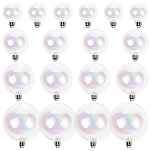 Holibanna 54 STK Weihnachtskugeln Klare Kugelornamente Befüllbarer Kugelschmuck Malerei Weihnachtsschmuck Schillerndes, Ausfüllbares Ornament Bunte Weihnachtskugel Handbuch Plastik Gefühlt Holibanna 54 STK Weihnachtskugeln Klare Kugelornamente Befüllbarer Kugelschmuck Malerei Weihnachtsschmuck Schillerndes, Ausfüllbares Ornament Bunte Weihnachtskugel Handbuch Plastik Gefühlt von Holibanna