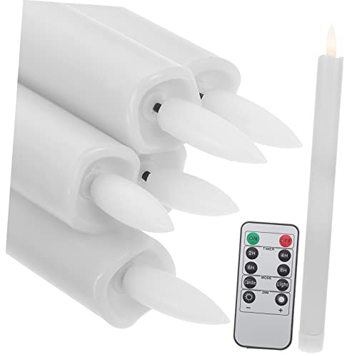 Holibanna 6Stücke Flammenlose Stabkerzen mit Fernbedienung Batteriebetriebene LED Kerzen für Romantische Dekoration zu Hause Hochzeiten Partys und Feiertagen Warmes Licht Langlebig und Bruchsicher Holibanna 6Stücke Flammenlose Stabkerzen mit Fernbedienung Batteriebetriebene LED Kerzen für Romantische Dekoration zu Hause Hochzeiten Partys und Feiertagen Warmes Licht Langlebig und Bruchsicher von Holibanna