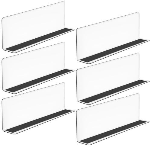Holibanna 6stücke Teilige Kunststoff-Regal-trennwände Supermarkt-warensortierblenden Seiten Schallwände Aus Hochwertigem PVC-Material Holibanna 6stücke Teilige Kunststoff-Regal-trennwände Supermarkt-warensortierblenden Seiten Schallwände Aus Hochwertigem PVC-Material von Holibanna