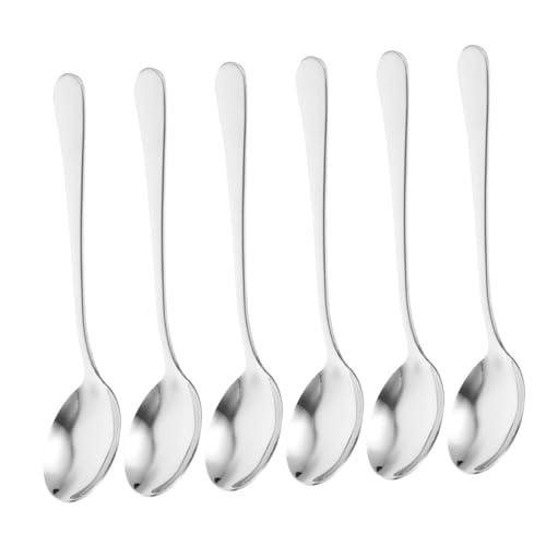 Holibanna 6 Stück Teiliges Set Löffel Große Suppenlöffel und Rührlöffel für Haushalt und Dinner für Suppen Desserts und Hochwertige Verarbeitung und Pflegeleicht Holibanna 6 Stück Teiliges Set Löffel Große Suppenlöffel und Rührlöffel für Haushalt und Dinner für Suppen Desserts und Hochwertige Verarbeitung und Pflegeleicht von Holibanna