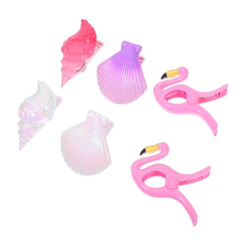Holibanna 6 Stück Teiliges Strandtuch Clips mit Festem Halt Wetterbeständig für Liegestühle Pool Patio stühle für Strand Pool Kreuzfahrten und Sommerurlaub Buntes Design von Holibanna