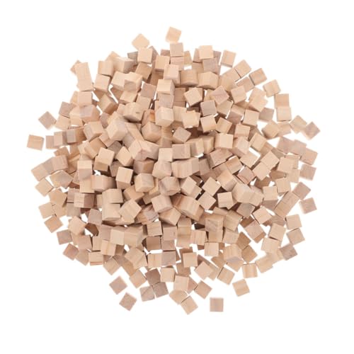 Holibanna 600 Stück Holzklötze Unbehandelte Holz Würfel für DIY Basteln Puzzle Herstellung Malen Sichere Holzbausteine für Kreative Projekte und Shower Dekoration Holibanna 600 Stück Holzklötze Unbehandelte Holz Würfel für DIY Basteln Puzzle Herstellung Malen Sichere Holzbausteine für Kreative Projekte und Shower Dekoration von Holibanna