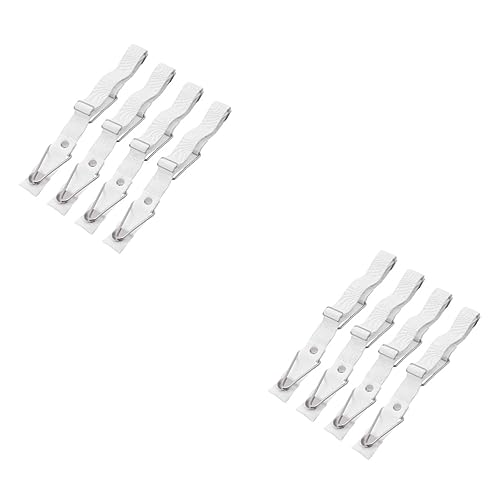 Holibanna 2sets Bettlakenhalter Quilt Fastener Clips Spannbettlaken Clips 4 Stücke * 2 von Holibanna