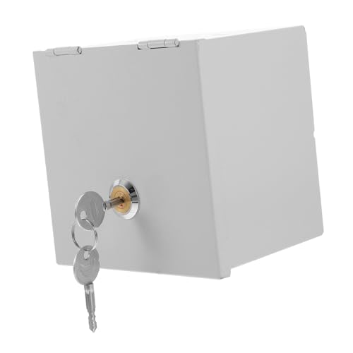 Holibanna Abschließbarer Außensteckdosen schutz aus Rostfreiem Stahl Wetterfeste Elektro box für Wohnmobil Generator Korrosionsbeständig Stabiler Steckdosenschutz Farbe von Holibanna