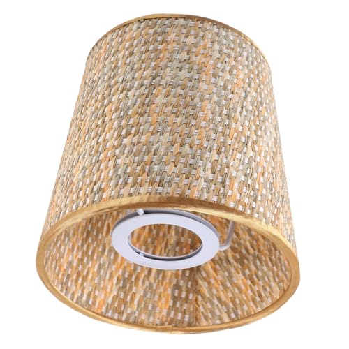 Holibanna Bunter Gewebter Lampenschirm aus Widerstandsfähigem Stoff Konischer Tischlampen schirm Sanfte Lichtstreuung Augenschonend Dekorativ für Schlafzimmer und Wohnzimmer Holibanna Bunter Gewebter Lampenschirm aus Widerstandsfähigem Stoff Konischer Tischlampen schirm Sanfte Lichtstreuung Augenschonend Dekorativ für Schlafzimmer und Wohnzimmer von Holibanna