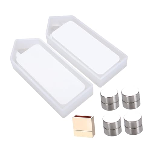 Holibanna DIY Crystal Epoxy Piggy Bank Silikonform Transparent Silikon Geldbox Form für Anfänger Umweltfreundlich und Tragbar Originelles Bastelzubehör von Holibanna