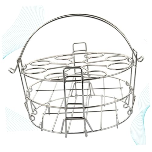 Holibanna Dampfgarer Eierhalter mit Löchern Mehrlagiges Hitzebeständiges Dampfgestell für Eier Vielseitig Einsetzbar als Dampfgareinsatz Abkühl und Topfständer Spülmaschinenfest Holibanna Dampfgarer Eierhalter mit Löchern Mehrlagiges Hitzebeständiges Dampfgestell für Eier Vielseitig Einsetzbar als Dampfgareinsatz Abkühl und Topfständer Spülmaschinenfest von Holibanna