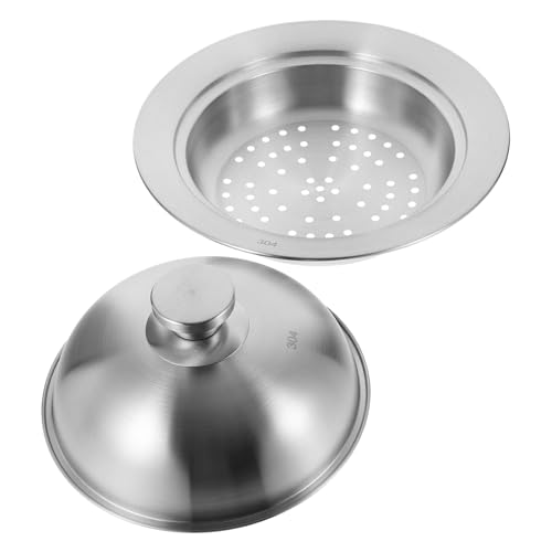 Holibanna Dampfgarer Multifunktionale Dampfschale für Zuhause und Restaurant Spülmaschinenfest Lebensmittelecht Robustes Design zum Dämpfen von Fisch Baozi und Holibanna Dampfgarer Multifunktionale Dampfschale für Zuhause und Restaurant Spülmaschinenfest Lebensmittelecht Robustes Design zum Dämpfen von Fisch Baozi und von Holibanna