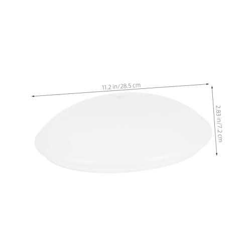 Holibanna Deckenleuchten abdeckung aus Stabilem PC material Runde Lampenschirm haube Einfache Montage Elegant für Schlafzimmer Wohnzimmer Büro Ersatz lampenschirm von Holibanna