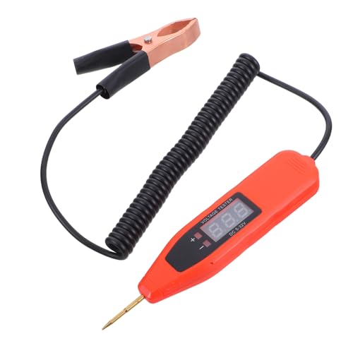Holibanna Digital Auto Circuit Tester Pen mit LED Display Tragbarer Automotive Spannungstester für Kfz-Stromkreistester Präzise Messung Leichtes Design Geeignet für Autos Lkws und Suvs von Holibanna