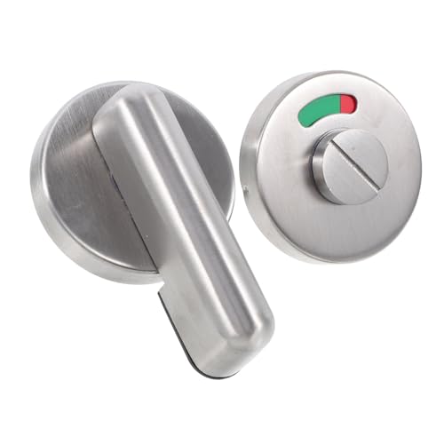Holibanna Edelstahl Türschloss mit Grün roter Anzeige für Wc und Badezimmer Keyless Privacy Lock mit Hohlem Drehknopf Robuste Türverriegelung für Öffentliche Toiletten und Sanitärtrennwände Holibanna Edelstahl Türschloss mit Grün roter Anzeige für Wc und Badezimmer Keyless Privacy Lock mit Hohlem Drehknopf Robuste Türverriegelung für Öffentliche Toiletten und Sanitärtrennwände von Holibanna