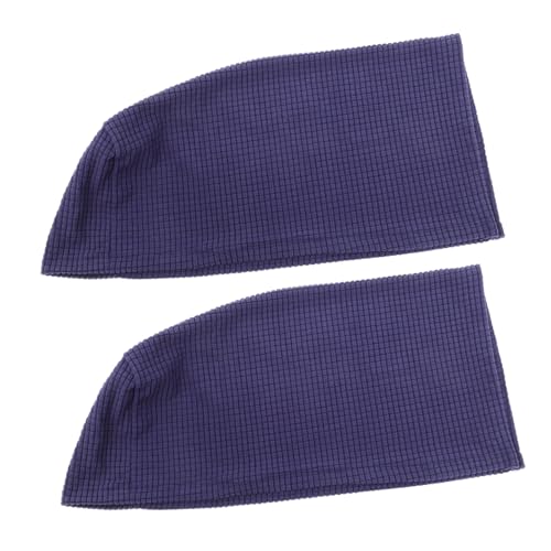 Holibanna Elastischer Sofa Armlehnenbezug 2 Stück Marineblau Hautfreundlich Pflegeleicht Geeignet Für Sofa Und Bürostuhl von Holibanna