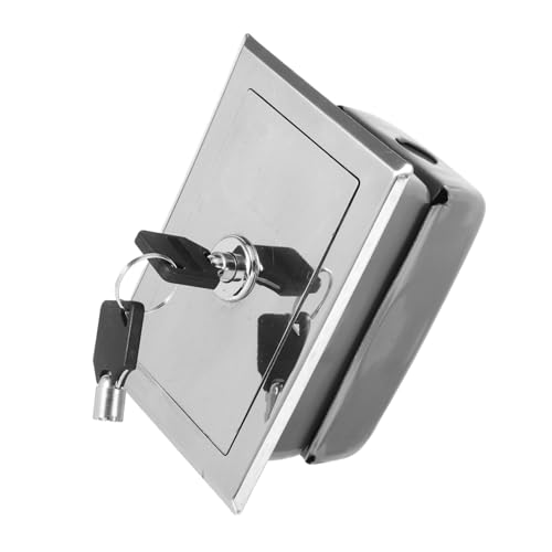 Holibanna Elektrische Rolladenschalterbox mit Schlüssel Robuste Sicherheits Steuerbox für Elektrische Rollläden und Garagentore Langlebiges Design Sichere Bedienung für Manuelle Steuerung von Holibanna