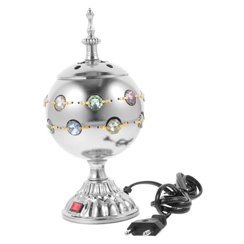 Holibanna Elektrischer Orientalischer Räucherbrenner Tisch-räuchergefäß Mit Deckel Steckdose-räuchergefäß Dekoration Eu-stecker von Holibanna