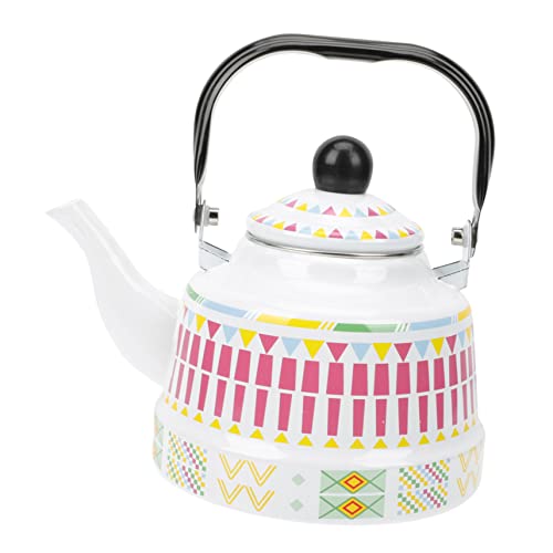 Holibanna Emaille Wasserkocher mit Komfortgriff Schnellem Wasserkochen Hitzebeständig Vielseitig für Tee und Kaffee Zuhause Holibanna Emaille Wasserkocher mit Komfortgriff Schnellem Wasserkochen Hitzebeständig Vielseitig für Tee und Kaffee Zuhause von Holibanna