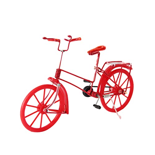 Holibanna Fahrrad Desktop Dekoration Kreatives Für Weinschrank Handgefertigtes Retro Fahrrad Modell Einzigartiges Für Männer Und Freunde von Holibanna
