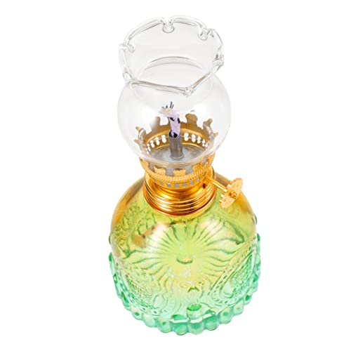 Holibanna Glas Kerosinlampe Petroleumlampe Vintage Öllampe Für Innenbereich Öllaterne Mit Docht Öllicht Petroleumlampe Laternendocht Für Wohnzimmer Schlafzimmer Party Hochzeit von Holibanna