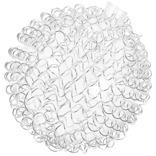 Holibanna -Glas-Lampenschirm Draht-Lichtschutzkäfig Ersatz Für Beleuchtungskörper Runder Mit Samenblasen Für Kronleuchter Pendelleuchte Durchmesser 8 Cm von Holibanna