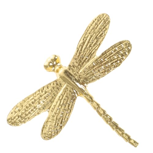 Holibanna Goldfarbener Libellen Möbelknopf aus Metall Kreative Skulptur Eleganter Schubladengriff für Küchenschränke Kommoden und Kleiderschränke Dekorativer Türgriff für Wohnzimmer und Holibanna Goldfarbener Libellen Möbelknopf aus Metall Kreative Skulptur Eleganter Schubladengriff für Küchenschränke Kommoden und Kleiderschränke Dekorativer Türgriff für Wohnzimmer und von Holibanna