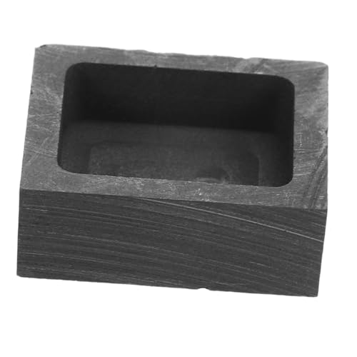 Holibanna Graphitbarrenform Gießform mit Ölrinne Hochtemperaturbeständig Metallgießwerkzeug für Gold Silber Schmuckherstellung Langlebig Hitzebeständig von Holibanna