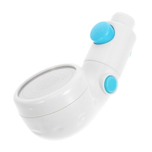 Holibanna Handbrause Duschkopf Wassersparend mit Druckerhöhung Abnehmbarem Hochdruck sprühkopf für Badezimmer Rutschfest Einfache Reinigung Effiziente Wasserersparnis Geeignet für von Holibanna