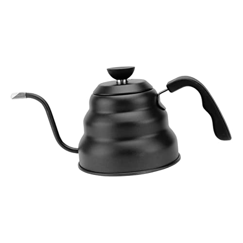 Holibanna Handfilter Kaffeekanne mit Langem Ausguss Tropfsicher Rostfrei Hitzebeständig für Kaffee und Tee Verarbeitung Sicherer Griff für Zuhause und Geeignet von Holibanna