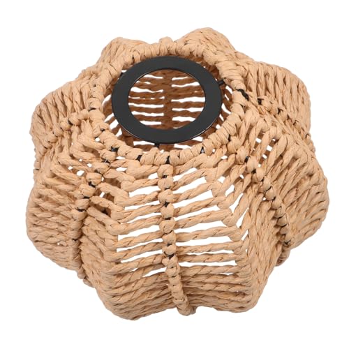 Holibanna Handgefertigter Boho Kürbis Lampenschirm Lochdurchmesser Geflochtener Pendelleuchten-abdeckung Rustikale Deckenleuchte Badezimmer Lichtschatten Holibanna Handgefertigter Boho Kürbis Lampenschirm Lochdurchmesser Geflochtener Pendelleuchten-abdeckung Rustikale Deckenleuchte Badezimmer Lichtschatten von Holibanna