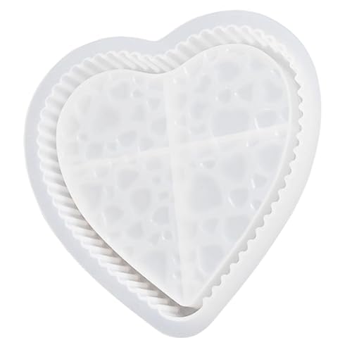 Holibanna Herzförmige Silikonform für Diy Vielseitiges Tablett Geeignet für Kreative Bastelprojekte für Erwachsene für Kunstwerke und Dekorationen Holibanna Herzförmige Silikonform für Diy Vielseitiges Tablett Geeignet für Kreative Bastelprojekte für Erwachsene für Kunstwerke und Dekorationen von Holibanna