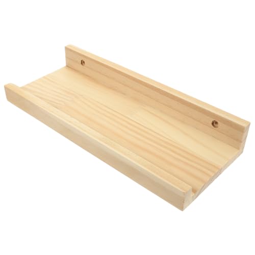 Holibanna Schwebendes Wandregal Aus Holz Kleines Schwebendes Regal Modernes Wandregal Im Nordischen Stil Regal Für Wand Für Pflanzen Und Gegenstände von Holibanna