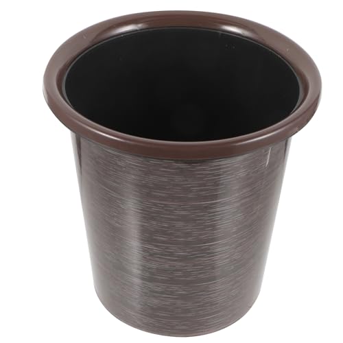 Holibanna Imitation Wood Grain Plastik Mülleimer ohne Deckel Kleiner Abfallbehälter für Haushalt Büro Rutschfester Boden Stabiler Müllsackhalter Design Platzsparend Holibanna Imitation Wood Grain Plastik Mülleimer ohne Deckel Kleiner Abfallbehälter für Haushalt Büro Rutschfester Boden Stabiler Müllsackhalter Design Platzsparend von Holibanna