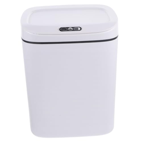 Holibanna Intelligenter Abfalleimer mit Deckel Automatischer Infrarot Sensorsensor Geruchsdicht Batteriebetrieben Moderner Mülleimer für Bad Küche Schlafzimmer Vielseitig und Hygienisch von Holibanna