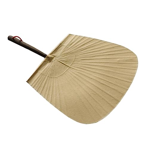 Holibanna Japanischer Retro-fächer Aus Bambus Kreativer Runder Fächer Für Pc-lüftung Klassischer Traditioneller Handgemachter Fächer Mit Blanko-Design Für Graffiti-Kunst Hohe Praktikabilität von Holibanna