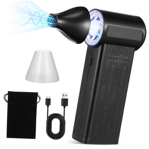 Holibanna Kabelloser Air Duster Handgebläse mit Starkem Leise Betrieb Tragbarer Luftbläser für Auto und Haushaltsreinigung Multifunktional und Leicht Transportierbar von Holibanna
