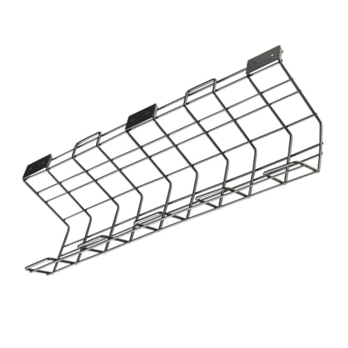 Holibanna Kabelmanagement Ablagefach Schreibtisch aus Robustem Metall Kompakter Untertisch Organizer für Kabel und Steckdosen Praktische Drahtaufbewahrung für Büro und Zuhause Einfache von Holibanna
