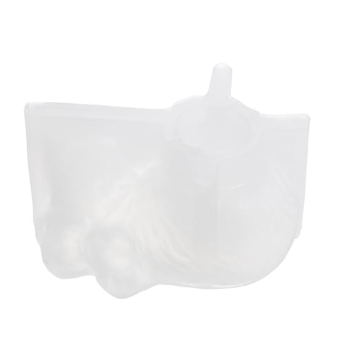 Holibanna Katzen Silikonform Zement Pflanzgefäßformen Harzformen Silikonform Silikon Topfformen Harzgussformen Blumenvasen Harzform Blumentopfform Weißes Kieselgel von Holibanna