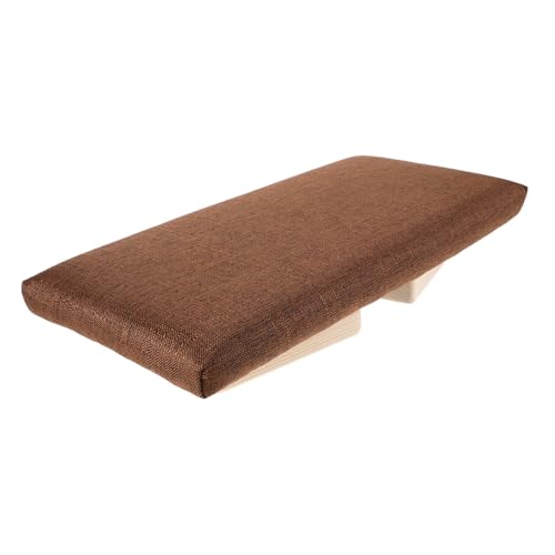 Holibanna Klappbarer Meditationshocker Massivem Holz Ergonomischer Kniender Meditationsstuhl für Yoga und Gebet Stabiler Faltbarer Sitzhocker für Zuhause Büro und Outdoor Platzsparend von Holibanna