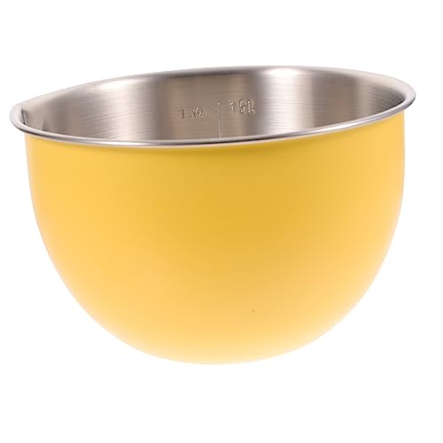 Holibanna Edelstahlschalen Rührschüssel Zum Backen Kochschüssel Für Suppen Obstwaschen Gemüsebehälter Als Lebensmittelbehälter Vorratsbehälter Für Küche Und Außenbereich von Holibanna