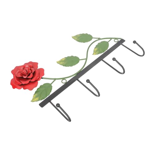 Holibanna Kreativer Rosen Wandhaken aus Dekorativer Kleiderhaken für Zuhause Multifunktionaler Aufhänger für Jacken Hüte und Handtücher Robust und Installieren Rot Holibanna Kreativer Rosen Wandhaken aus Dekorativer Kleiderhaken für Zuhause Multifunktionaler Aufhänger für Jacken Hüte und Handtücher Robust und Installieren Rot von Holibanna