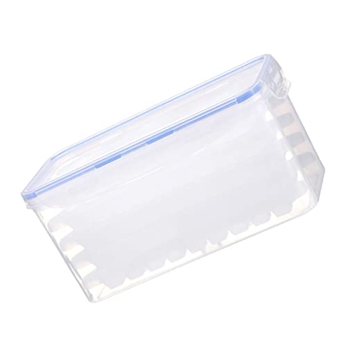 Holibanna Lagige Transparente Eiswürfelform mit Fächern und Deckel Bpa Material Eiswürfelbehälter für Gefrierschrank Wiederverwendbar Auslaufsicher für Zuhause und DIY Eiswürfel von Holibanna