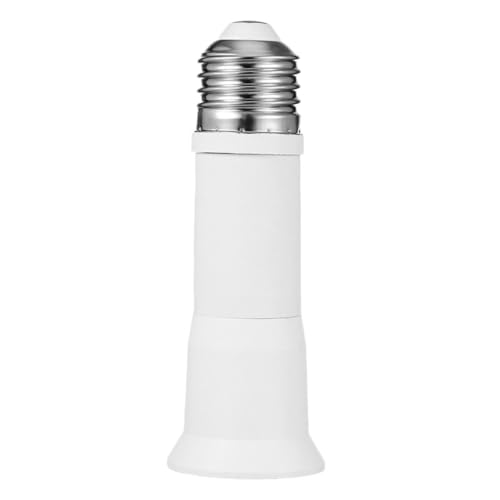 Holibanna Lampenfassung Verlängerung Adapter aus Robustem Kunststoff Flexibel Kompatibel mit Sockel Vielseitig Einsetzbar Langlebiger Lampensockel Adapter für Sichere Verbindung von Holibanna