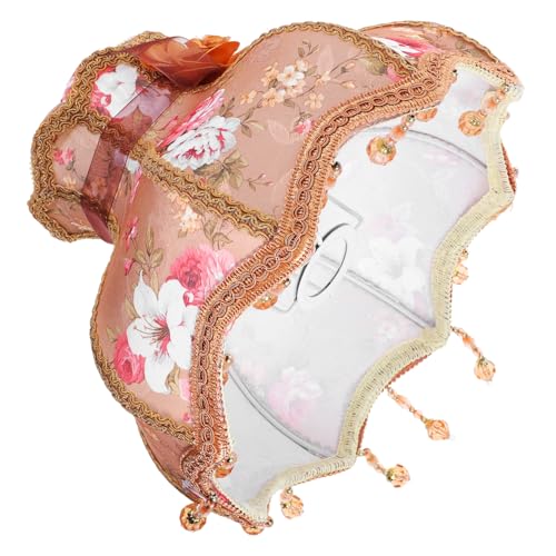 Holibanna Lampenschirm Für Tischlampen Vintage-spitzenlampenschirm Mit Perlenfransen Für Im Europäischen Stil Holibanna Lampenschirm Für Tischlampen Vintage-spitzenlampenschirm Mit Perlenfransen Für Im Europäischen Stil von Holibanna