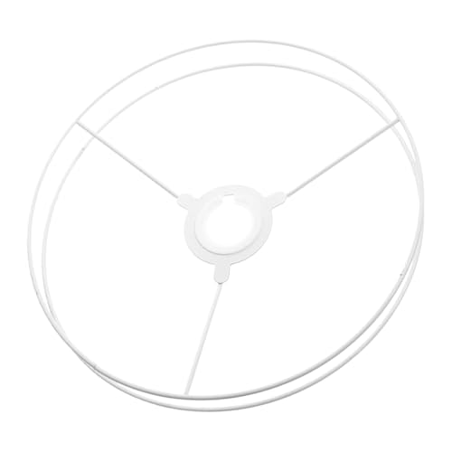 Holibanna Lampenschirmring Robustes Drahtgestell Lampenschirm Halter DIY Lampenfassung Ersatz für Tisch und Stehlampe Praktischer Lampenschirmrahmen für Wohnung Restaurant von Holibanna