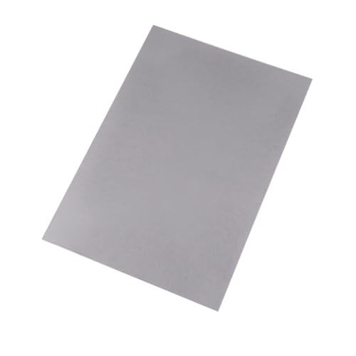 Holibanna Lasergravur Matte Dickes Lettering Pad aus Langlebigem Natur Synthesekautschuk Geruchsarm Gleichmäßige Tintenaufnahme Geeignet für Gravurmaschinen und Druck Hellgrau von Holibanna