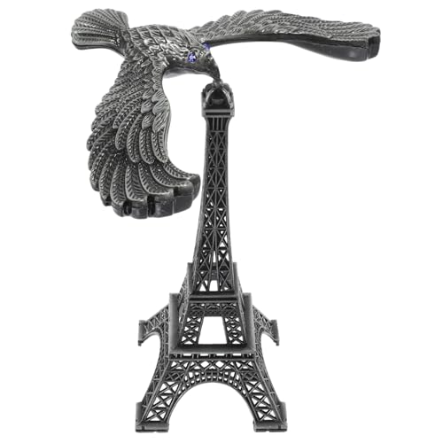 Holibanna Legierung Balance Vogel Skulptur Eiffelturm Modell Schwerkraftbalancierender Büro Dekoration Geschenkidee Desktop Ornament von Holibanna